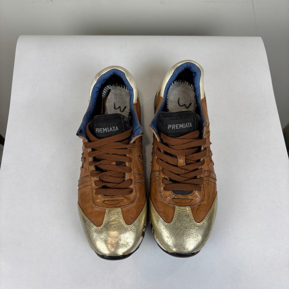 Premiata Lucy 530 Leather Trainers Sneakers Shoes EU 40 W's 9 M's 7 - Picture 7 of 12